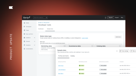Klaviyo Dev Product Header Image
