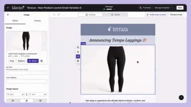 Woman in a pink dress with text: "Fall into Fashion, Effortlessly. Layer up without starting over.