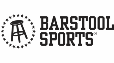 Barstool Sports logo featuring a barstool surrounded by stars next to the text "BARSTOOL SPORTS".